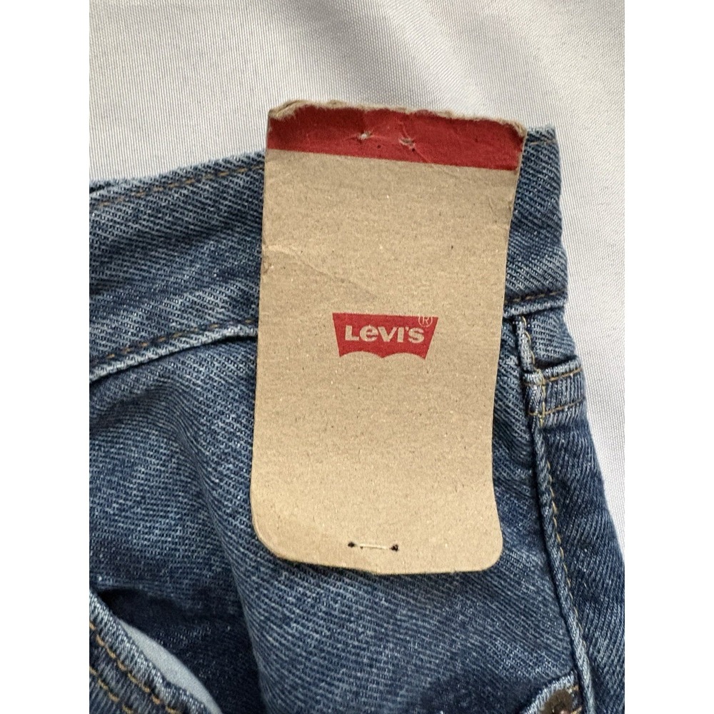 NEW Levi's High Rise Back Slit Skirt Women Size 33 Levi's Demi Skirt JEAN SKIRT - Picture 6 of 14